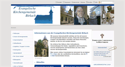 Desktop Screenshot of ev-kirche-birkach.de